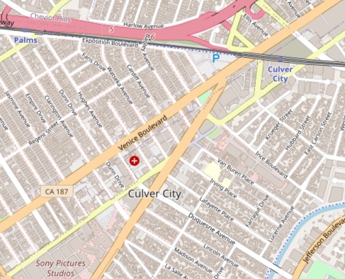 One Culver City location map